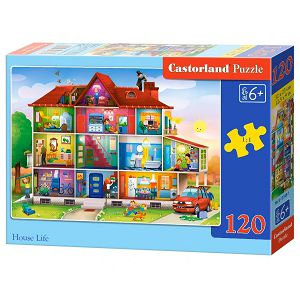 Puzzle Castorland 120kom Život u kući B-13548-1