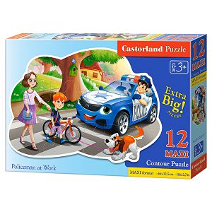 PUZZLE CASTORLAND 12kom Maxi, Policajac na poslu 120215