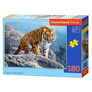 PUZZLE CASTORLAND 180kom Tigar na stijeni 018451