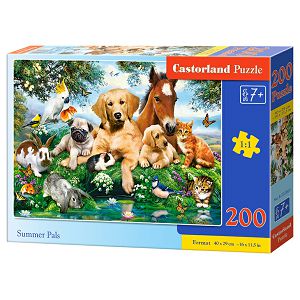 PUZZLE CASTORLAND 200kom Ljetna družina 222063