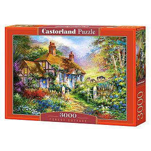 PUZZLE CASTORLAND 3000kom Koliba u šumi