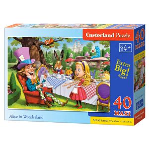 PUZZLE CASTORLAND 40kom Maxi, Alisa u zemlji čudesa 040292