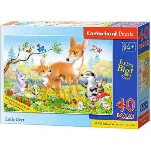 Puzzle Castorland 40kom Maxi,Mali jelen B-040384-1