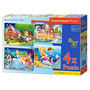 Puzzle Castorland 4u1 8,12,15,20kom Bajke 041008