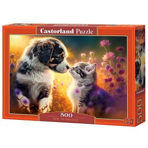 PUZZLE CASTORLAND 500kom Novo prijateljstvo