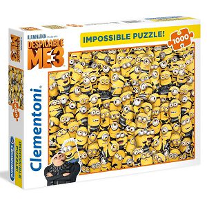 PUZZLE CLEMENTONI 1000kom Impossible Despicable me 39408 394081