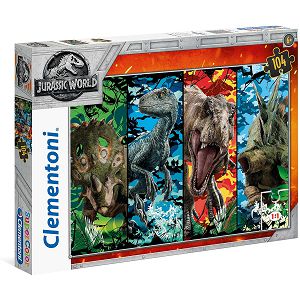 PUZZLE CLEMENTONI 104kom Jurassic World 2 270996