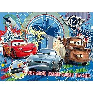 PUZZLE CLEMENTONI 15kom Cars frame 222162