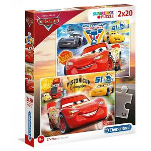 Puzzle Clementoni 2x20komada Cars 3 07027