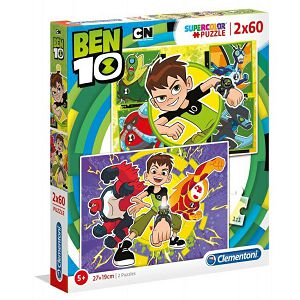 PUZZLE CLEMENTONI 2x60 071364 BEN 10