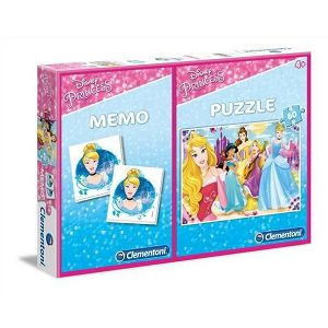 PUZZLE CLEMENTONI Princess 2u1 60 + igra memorije 079155