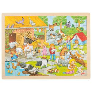 PUZZLE DRVENE farma 48/1 Goki 576857