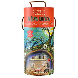 PUZZLE JEŽEVA KUĆICA 63kom JEZ8 