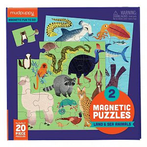 Puzzle Mudpuppy Životinje 2u1 40/1 magnetne s magnetnom pločom 355682