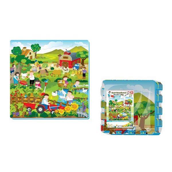 Puzzle Podne spužvaste Farma 9 kom