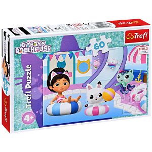 Puzzle Trefl 60kom Gabby's dollhouse - Gabby na bazenu 17393