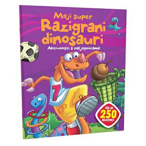 RAZIGRANI DINOSAURI aktivnosti s naljepnicama 7236-2