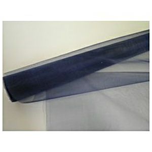 ROLA, ORGANDI, navy plava - 48cmx10m