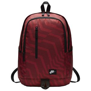 Ruksak All Access Print Nike BA5231-622 tamno crveni