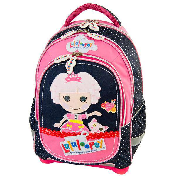 Ruksak anatomski Lalaloopsy Superlight 09458 Target tamno plavi/rozi