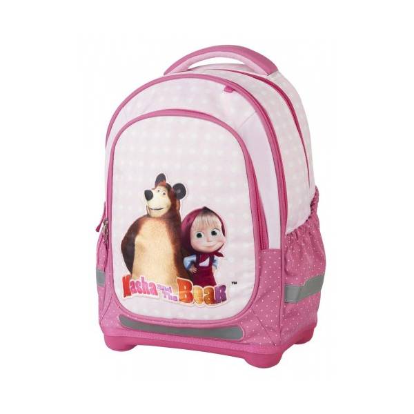 Ruksak anatomski Masha and the Bear Superlight 17639 Target rozi