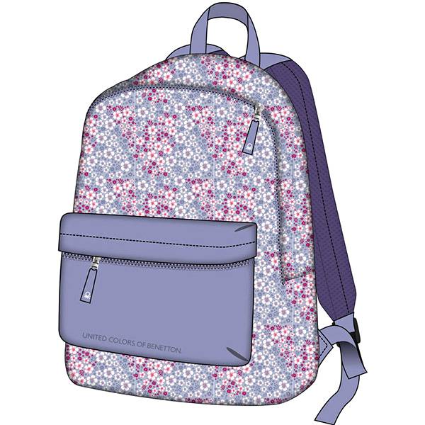 Ruksak Benetton Basic 17501 Target lavanda