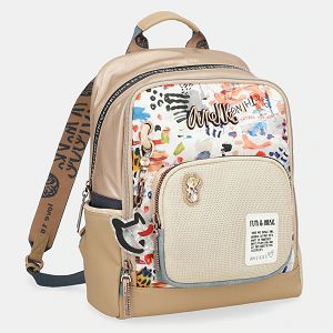 Ruksak fashion Anekke FUN&MUSIC POWER/NATURE SS22 26x32x12cm 34865-174