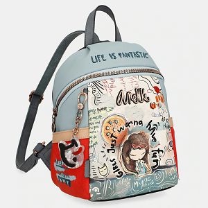 Ruksak fashion Anekke FUN&MUSIC SS22 22x28x12cm 34805-143