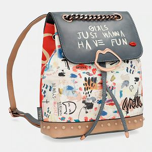 Ruksak fashion SOLAPA Anekke FUN&MUSIC FANCY SS22 25x29x12cm 34815-173