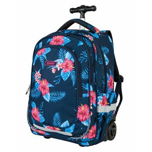 Ruksak na kotačima Target Floral Blue 21947