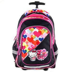 Ruksak školski na kotačima Hello Kitty Hearts 17450 Target