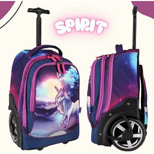 RUKSAK SPIRIT Be magical 408684,na kotače,ergonomska ručka 