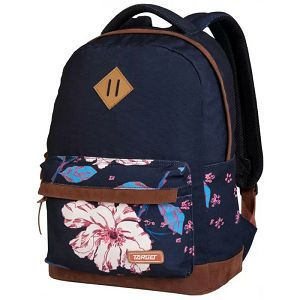 RUKSAK TARGET Canvas Floral Blue 26776