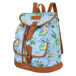 Ruksak Target Retro Floral Blue Flamingo 21963