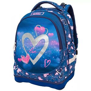 Ruksak Target Superlight Petit,Confetti Love,anatomski,tvrdo dno 27616