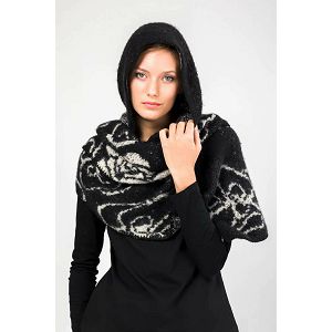 ŠAL ANEKKE crno-bijeli 41480-233