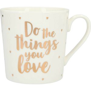 Šalica Do the Things You Love porculan,300ml Depesche 438814