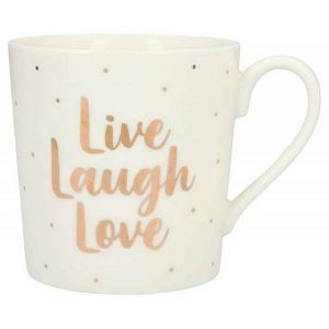 Šalica Live Laugh Love porculan, 300ml Depesche 438890