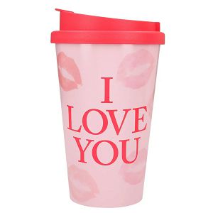 Šalica putna Depesche 350ml I love you 439491