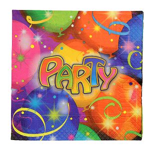 SALVETE Ballon Party 33x33cm 20/1 551055