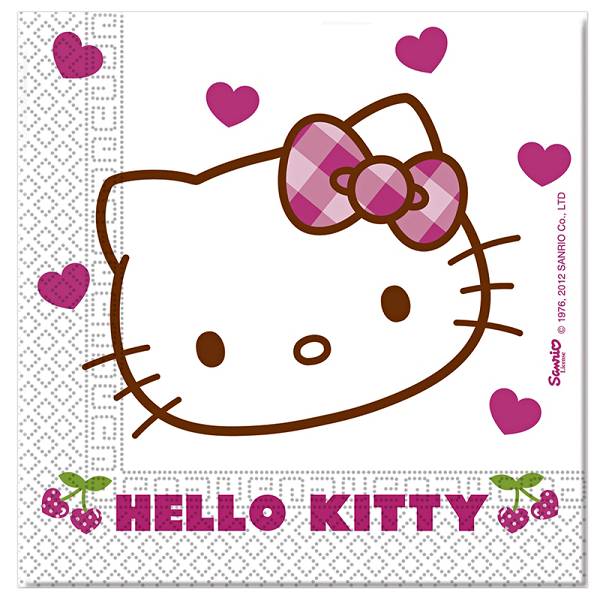 Salvete Hello Kitty 20/1 33x33cm