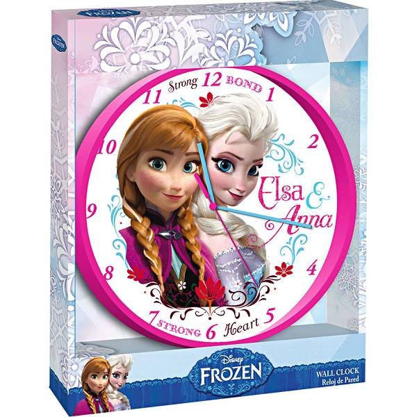 Sat zidni 24cm Elsa i Anna Frozen WD92071