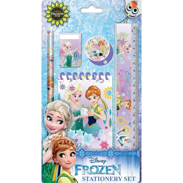 Set šk.pribor sa spiralnim blokom Disney Frozen blister 1/5 P24/192