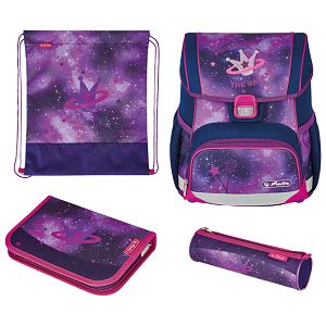 Školska torba Herlitz Loop Galaxy Princess 50037384 anatomska 4/1set