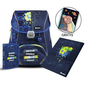 ŠKOLSKA TORBA KARBON set ABC Playgame P4, anatomska 3/1 086697