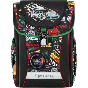 ŠKOLSKA TORBA TIGER FAMILY Joy Speed Round(Special Edition)P4,anatomska 525904