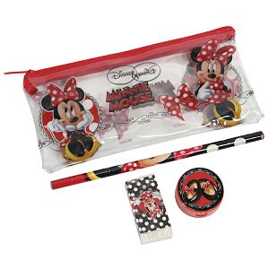 Školski pribor set u pvc pernici 3/1 DISNEY Minnie