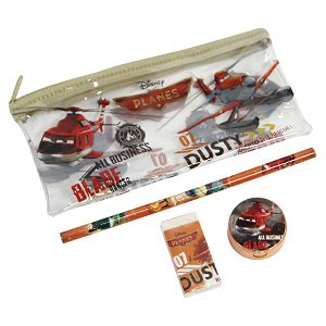 Školski pribor set u pvc pernici 3/1 DISNEY Planes