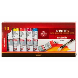 Slikarski akril set 10x40ml Koh-I-Noor