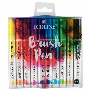 Slikarski set Ecoline Brushpen Primary akvarelni markeri 10/1 Royal Talens 446727